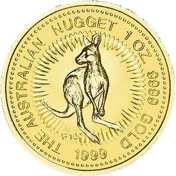 1 oz 1999 Australian Kangaroo Gold Bullion Coin
