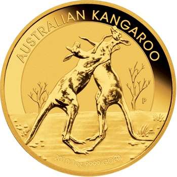 1 oz 2010  Australian Kangaroo Gold Bullion Coin