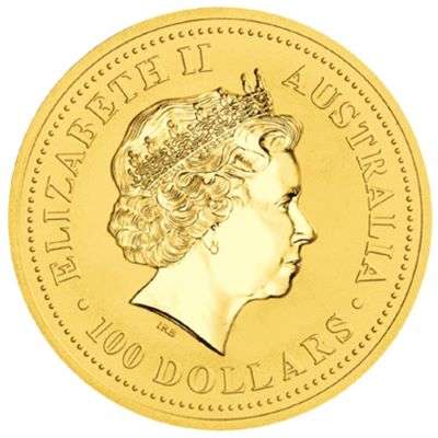 1 oz 2007 Australian Year of the Pig Gold Bullion Coin - QEII - Series I