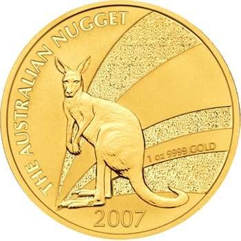 1 oz 2007 Australian Kangaroo Gold Bullion Coin