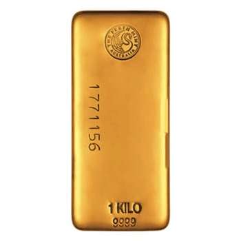 1 kg Perth Mint Gold Bullion Cast Bar