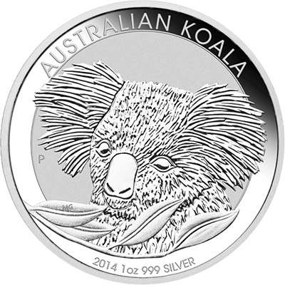 1 oz 2014 Australian Koala Silver Bullion Coin