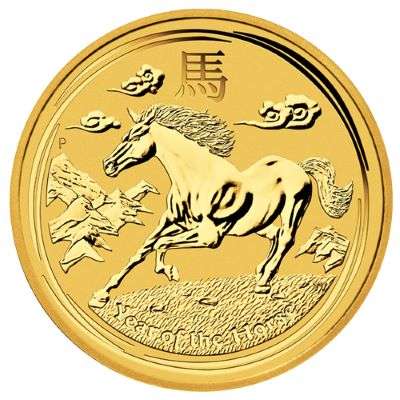 1 oz 2014 Australian Year of the Horse Gold Bullion Coin - Series II - QEII