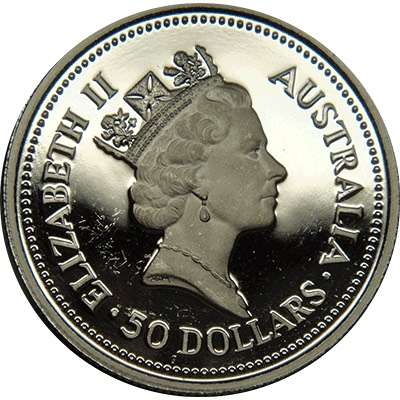1/2 oz 1989 Australian Koala Platinum Bullion Coin