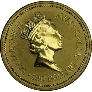 1 oz 1988 Australian Nugget Gold Bullion Coin