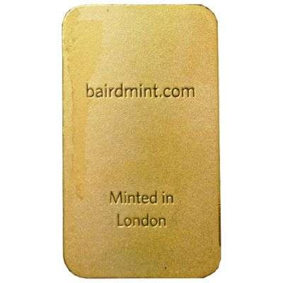 100 g Baird & Co Gold Bullion Minted Bar (Loose)