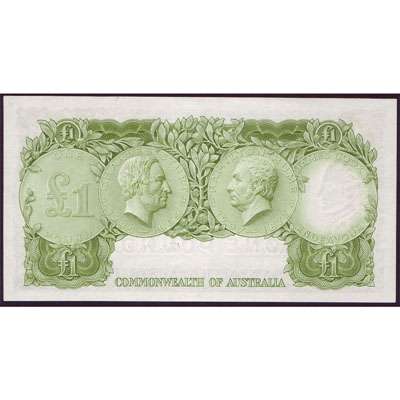 1961 Australia R. 34bs One Pound Star Note Queen Elizabeth II Coombs/Wilson Australian Predecimal Banknote