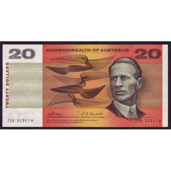 1968 Australia R. 403S Twenty Dollars Star Note Phillips/Randall Australian Decimal Banknote