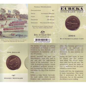 2004 S Australia Eureka Stockade One Dollar Uncirculated