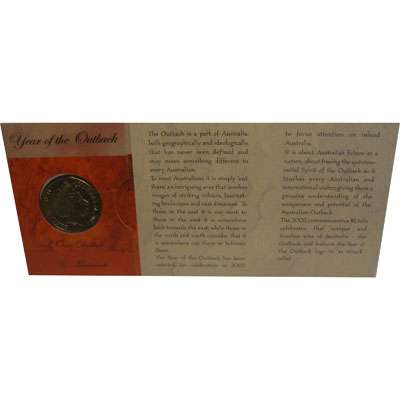 2002 C Australia Year of the Outback One Dollar Coin