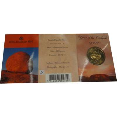 2002 C Australia Year of the Outback One Dollar Coin
