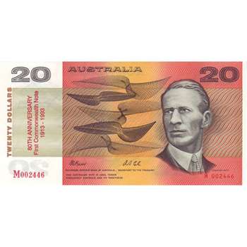 1993 Australia Twenty Dollars Fraser/Cole