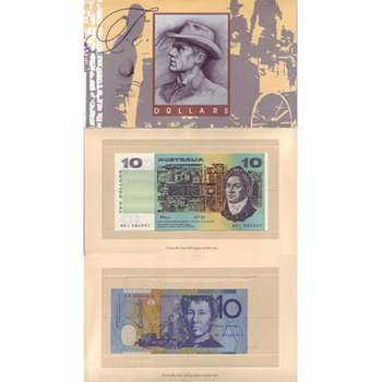 1993 Australia Ten Dollars Fraser/Cole and Fraser/Evans Set