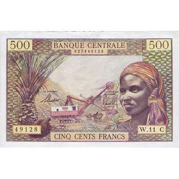 1963 Equatorial African States - 500 Franc Banknote