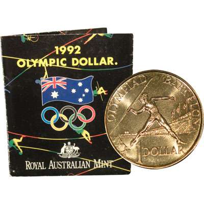 1992 XXV Barcelona Olympic Games One Dollar Coin