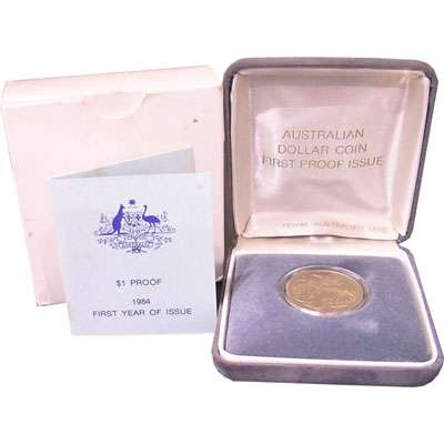 1984 Australia First Issue One Dollar Proof Coin