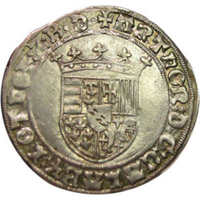 1473-1508 France Lorraine Rene II Groschen Silver Coin