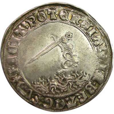 1473-1508 France Lorraine Rene II Gros de Nancy Coin