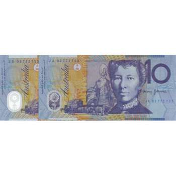 1993 Australia R. 316 Ten Dollars Fraser/Evans