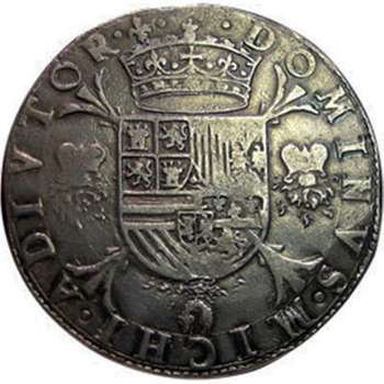 1557 France Flandre Ecu Silver Coin