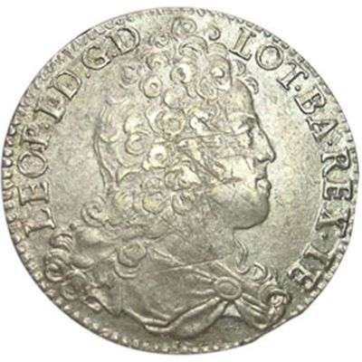 1713 France Duke Leopold I Teston Silver Coin
