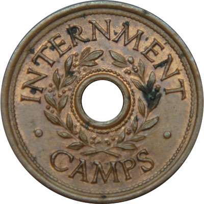 Commonwealth of Australia WWII Internment Camp Threepence