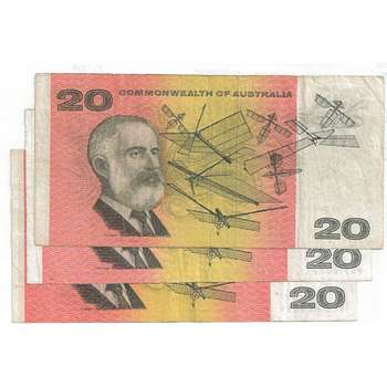 Australia Twenty Dollars Australian Decimal Banknote