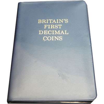 1971 Great Britain - Britain's First Decimal Coins Uncirculated Set