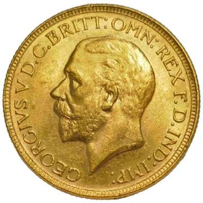 1930 P Australia King George V St George Sovereign Gold Coin
