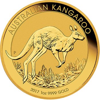 1 oz 2017 Australian Kangaroo Gold Bullion Coin