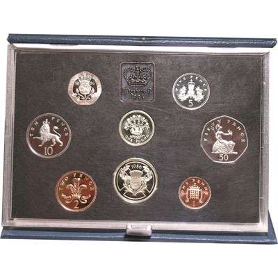 1986 Great Britain Proof Collection Coin Set