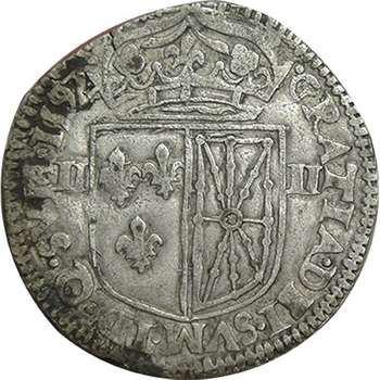 1592 France Henri IV 1/4 Ecu