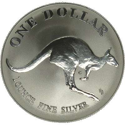 1 oz 1993 $1 Silver Kangaroo (Frosted UNC)