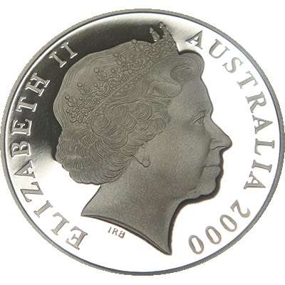 1 oz 2000 $1 Silver Kangaroo (Proof Strike)
