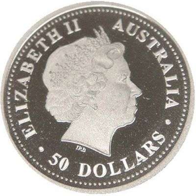 1/2 oz 2008 Australia Black-Anther Flax-Lily Platinum Bullion Coin - Proof strike