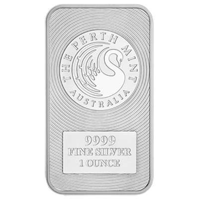 1 oz Perth Mint Kangaroo Silver Bullion Minted Bar