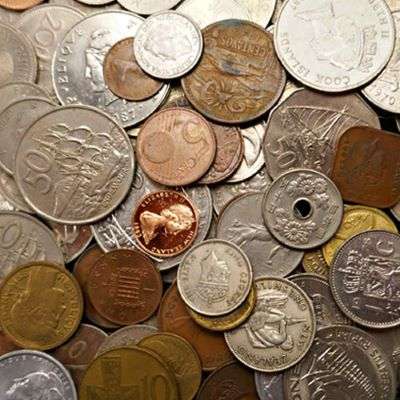 1 kg Mixed Bag World coins