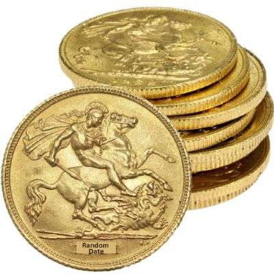 1871-1931 Gold Bullion Sovereigns - Mixed Dates