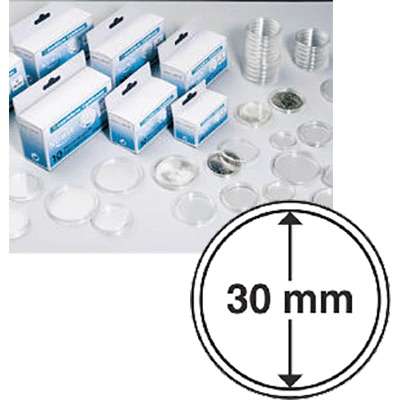 30 mm Coin Capsules - Set of 10