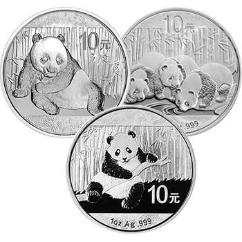 1 oz Chinese Panda Silver Bullion Coin - Mixed Dates