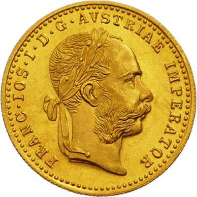 1915 Austria One Ducat Gold Bullion Coin