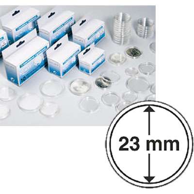 23 mm Coin Capsules - Set of 10