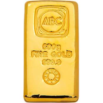 500 g ABC Gold Bullion Cast Bar