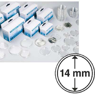 14 mm Coin Capsules - Box of 10