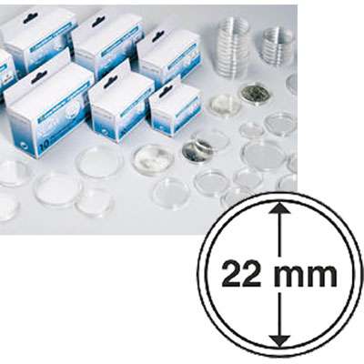 22 mm Coin Capsules - Box of 10