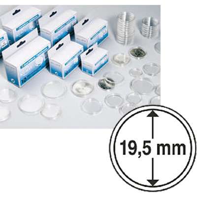 19.5 mm Coin Capsules - Box of 10