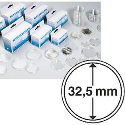 32.5 mm Coin Capsules - Box of 10