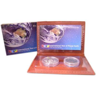 2008 International Year Planet Earth Two Coin Proof Set