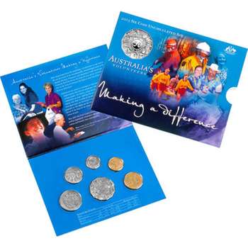 2003 Australia's Volunteers Mint Six Coin Mint Set