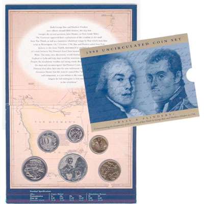 1998 Bass and Flinders Six Coin Mint Set